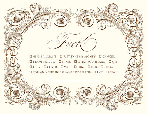 Fuck Checklist A2 Notes