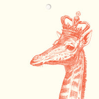 Royal Giraffe Gift Tags