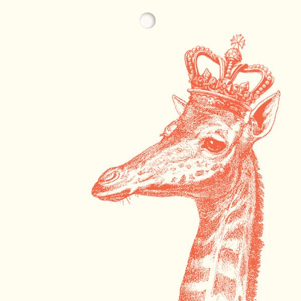 Royal Giraffe Gift Tags