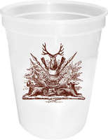 Hunting Crest Biodegradable Cups