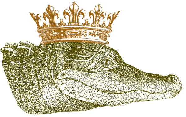 King Gator Flag (White)