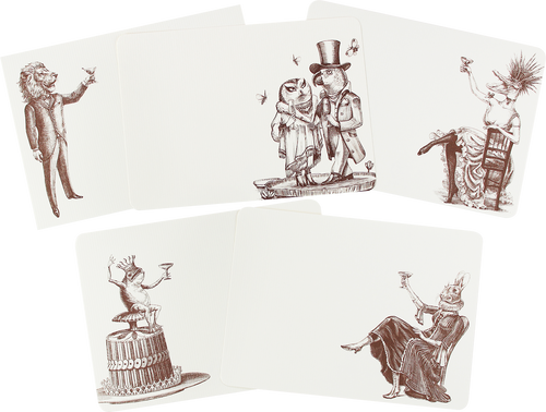 Party Animals A6 Notecard Assortment