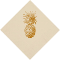 Pineapple Beverage Napkins - BACKORDERED