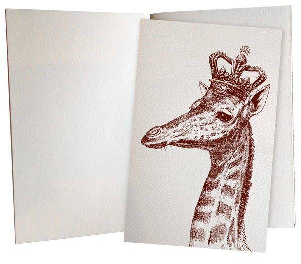 Royal Giraffe Pocket Journal