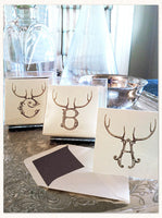 Stag Alphabet Engraved Gift Enclosures by Alexa Pulitzer