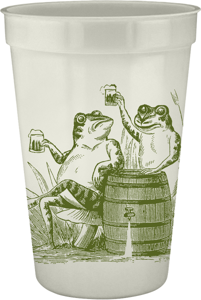 Toasting Toads 16oz Pearlized Cups
