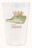 King Gator Frosted Plastic Cup